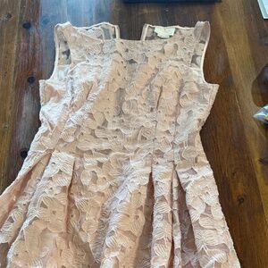 Elegant Lace Pink Dress